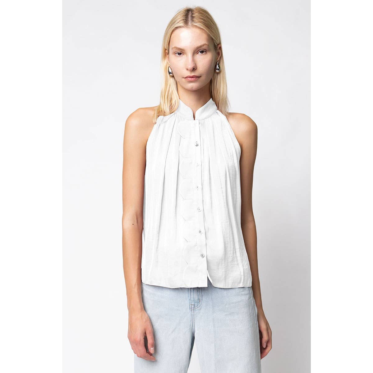 The Delilah Scallop Top