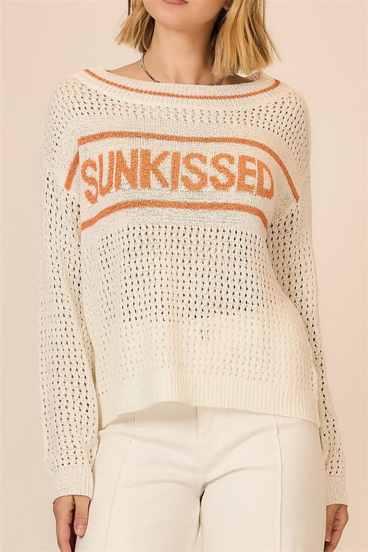 Sunkissed Open Knit Sweater