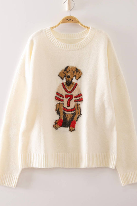 Varsity Pup Sweater