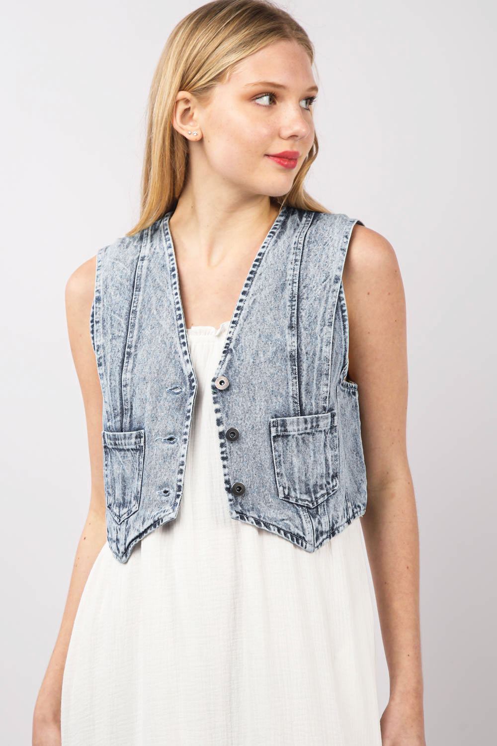 Vintage Denim Vest