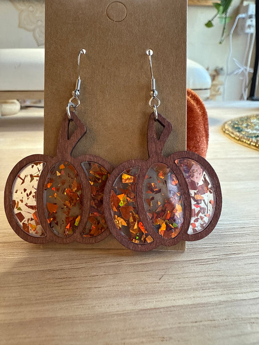 Golden Patch Earrings
