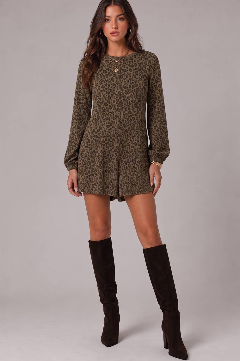 Wild About You Leopard Romper