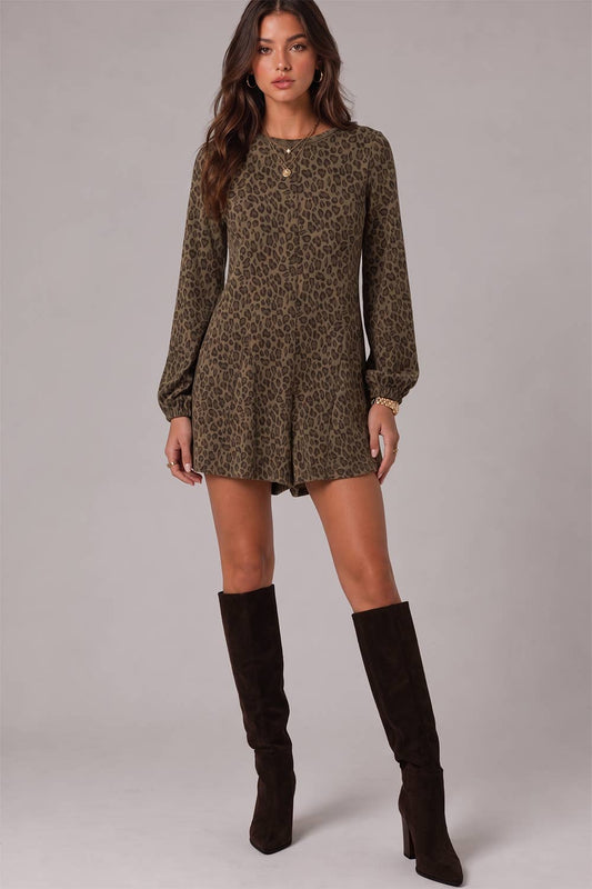 Wild About You Leopard Romper