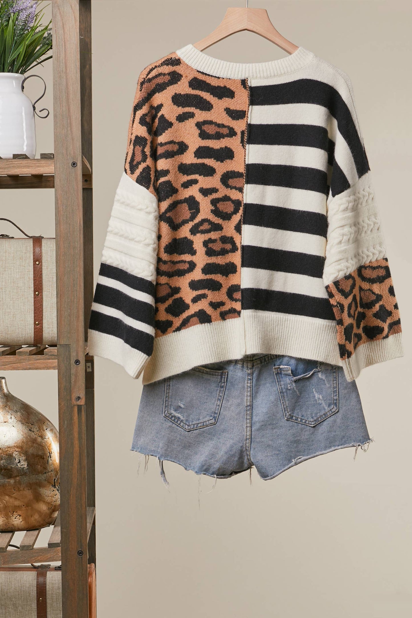 Wild Side Colorblock Cardigan