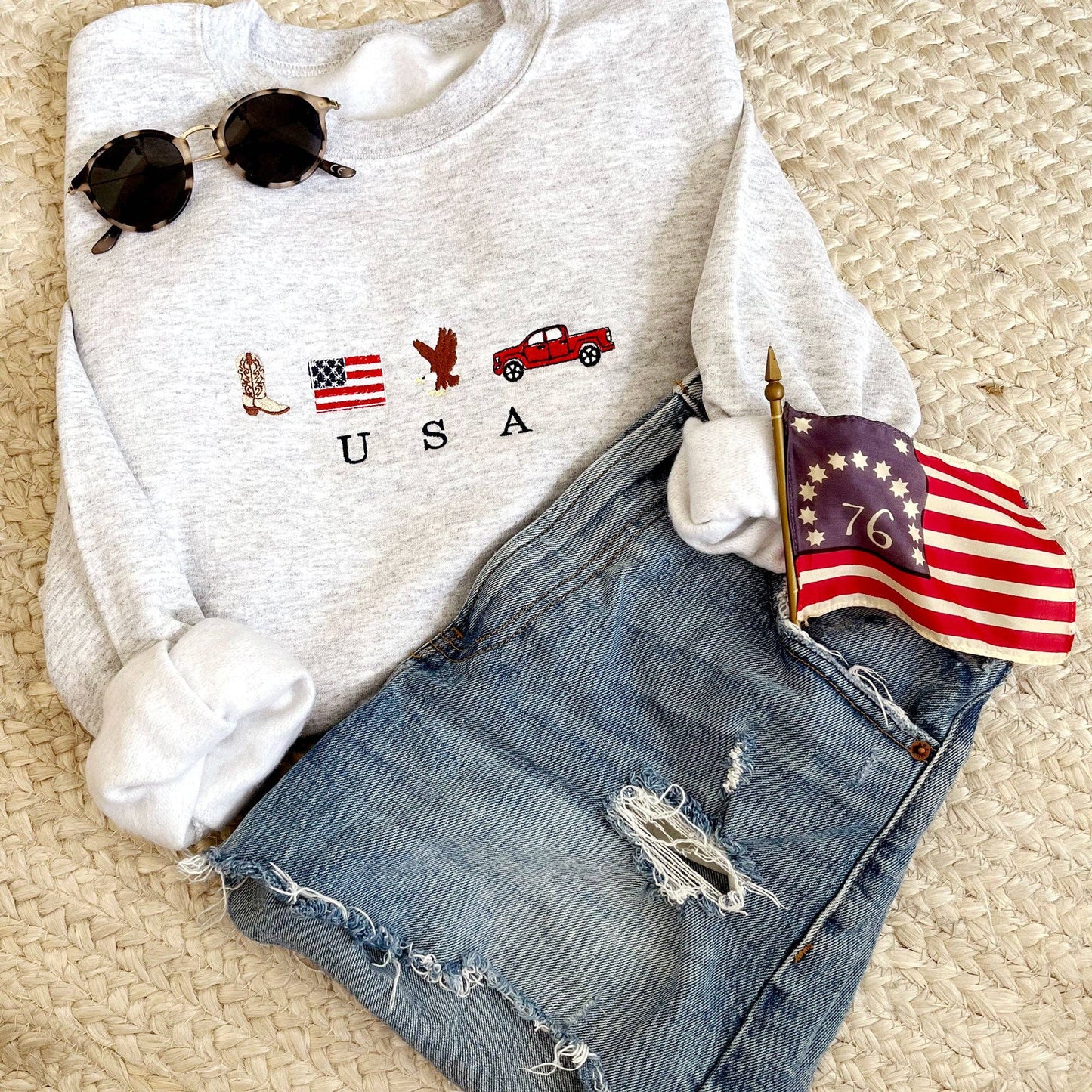 USA Icons Crewneck