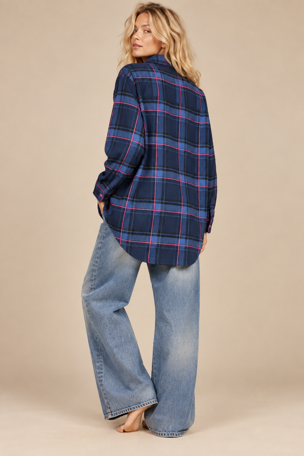Pretty in Plaid Bow Flannel