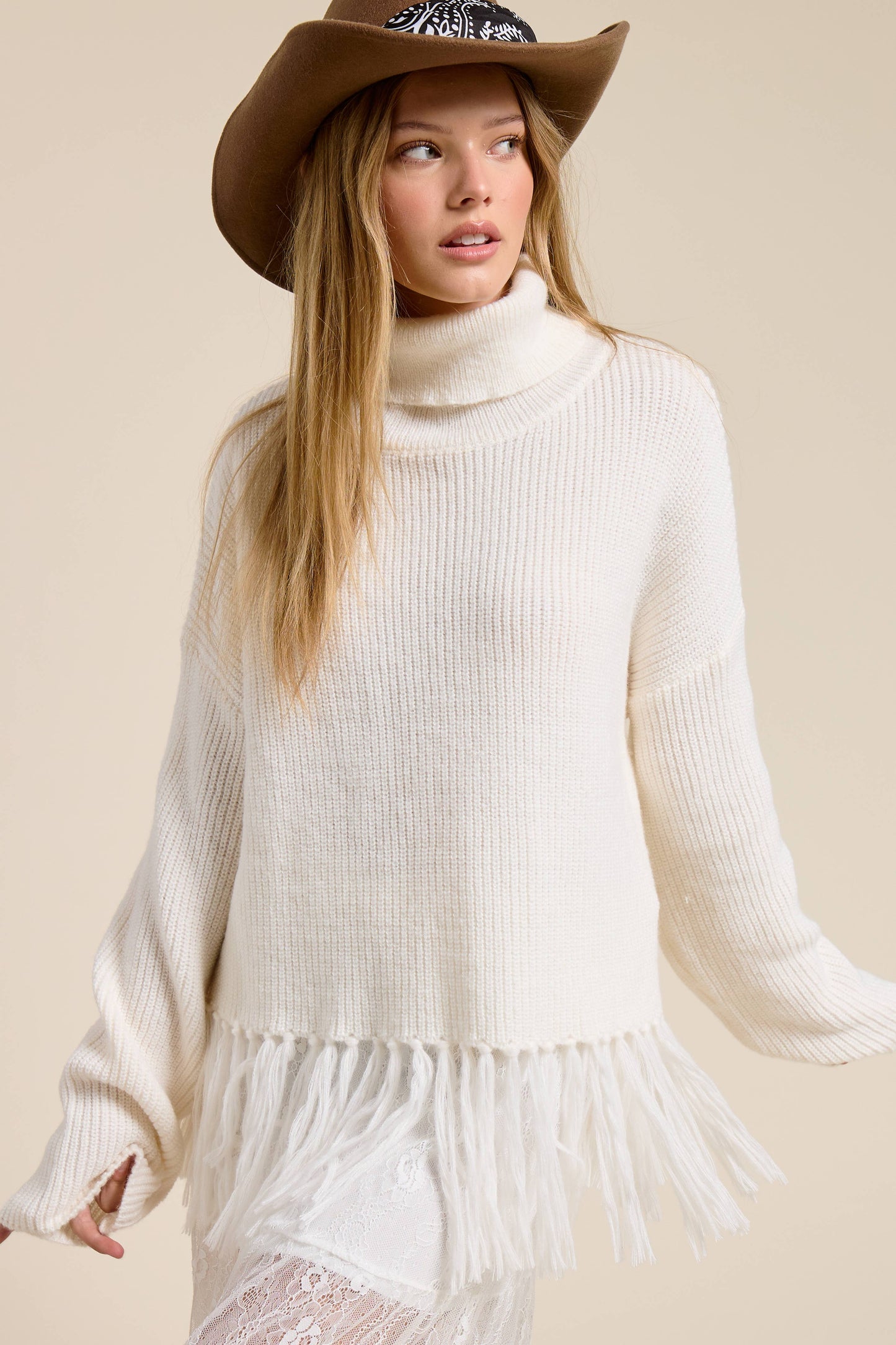 Fall Dreams Fringe Sweater