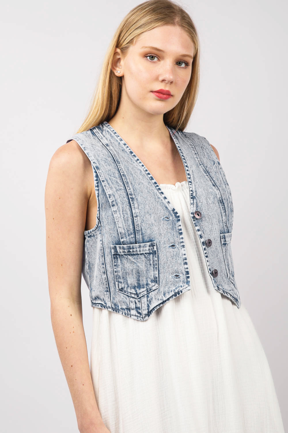 Vintage Denim Vest