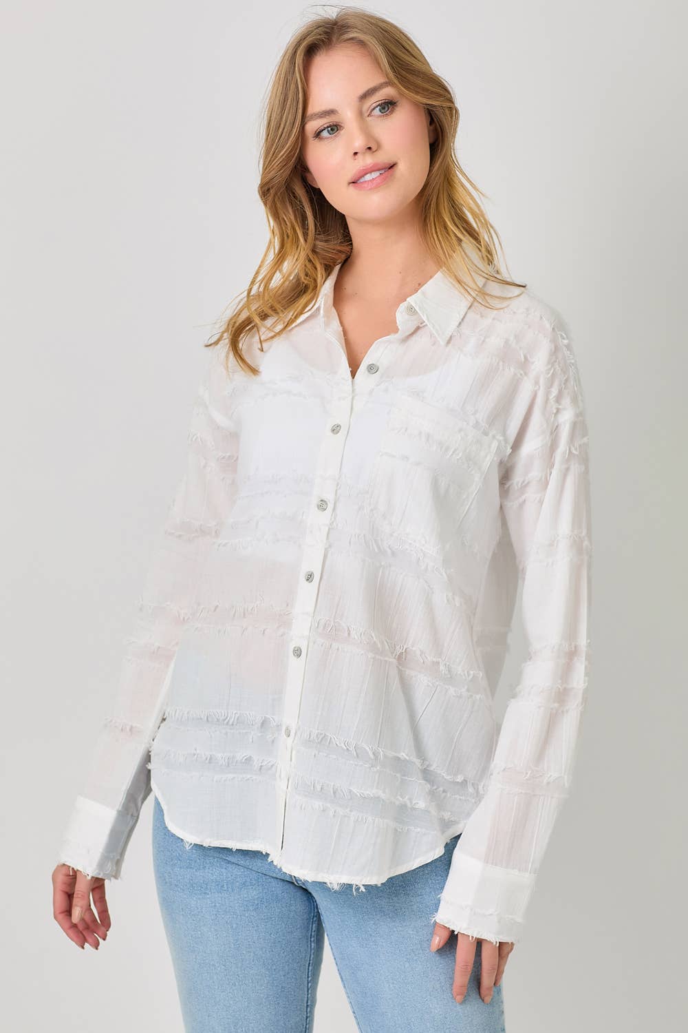 Beach House Fringe Shirt