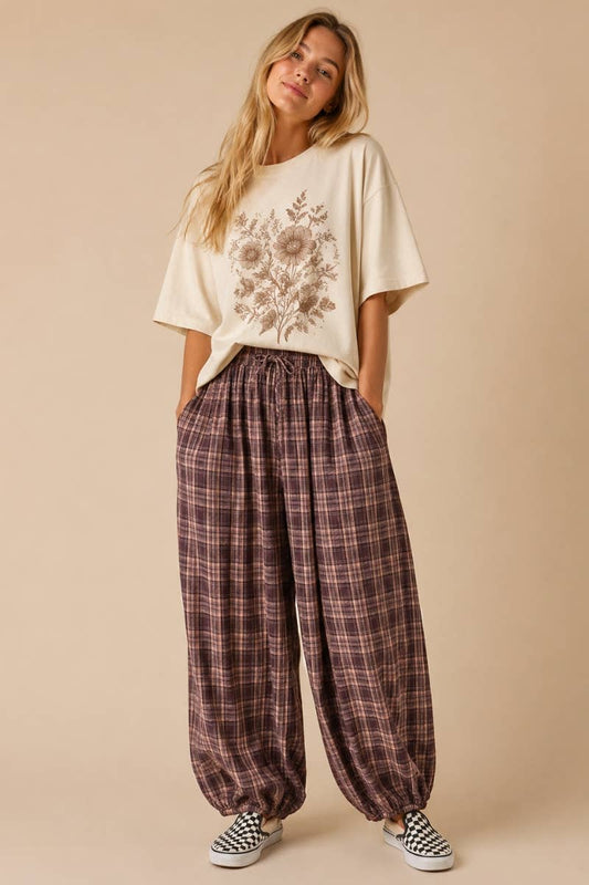 The  Chill-Out Plaid Joggers