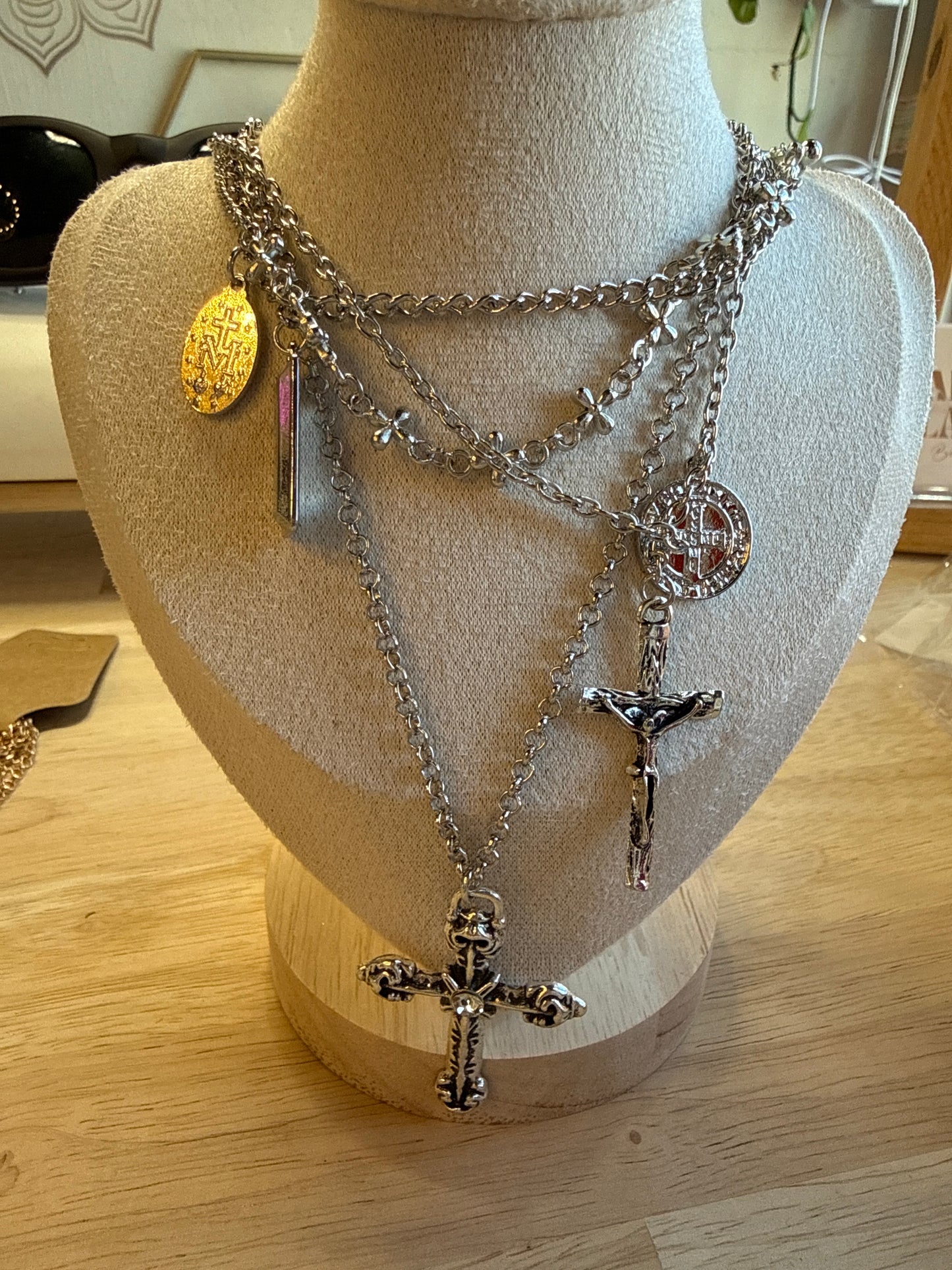 Faithline Layered Necklace