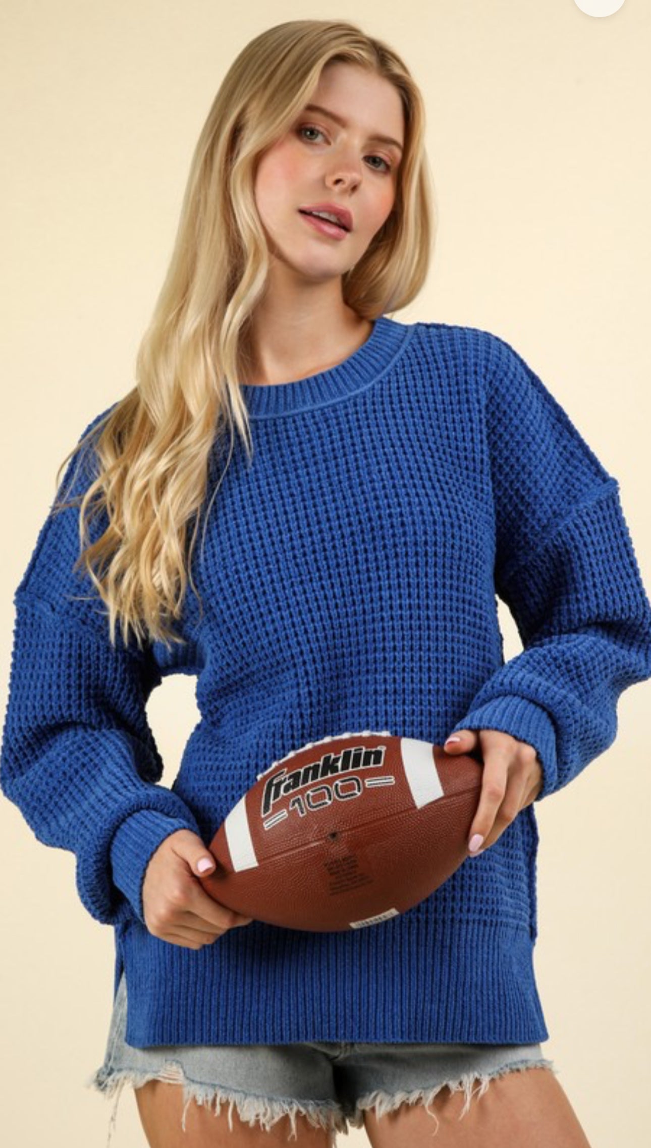 True Blue Sweater