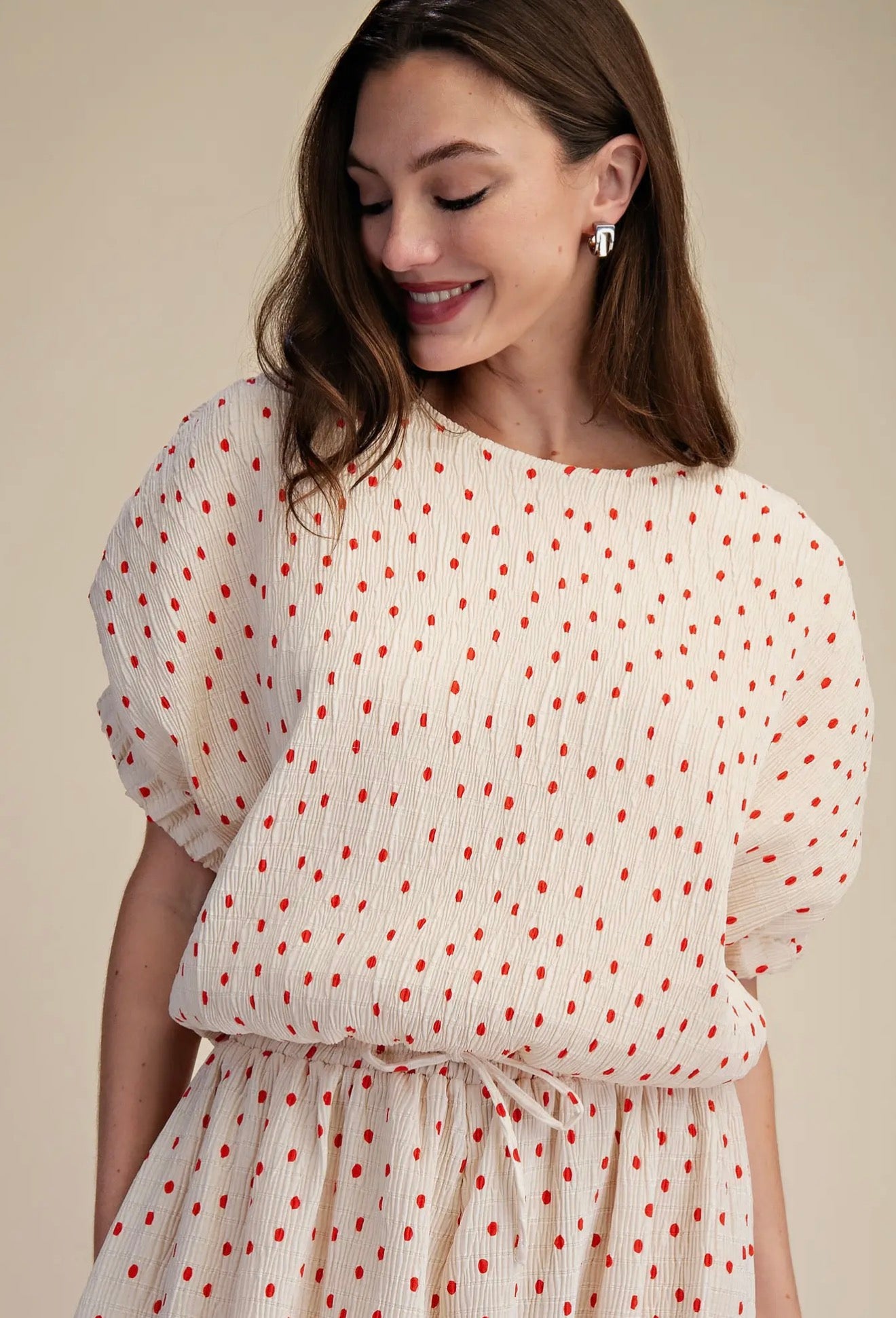 Cherry Picnic Balloon Top