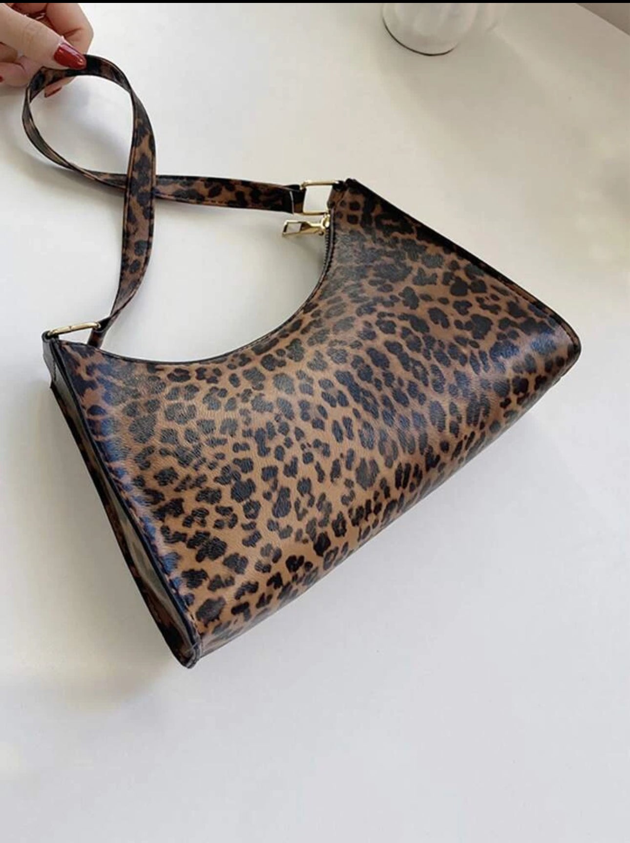 Old Money Leopard Handbag