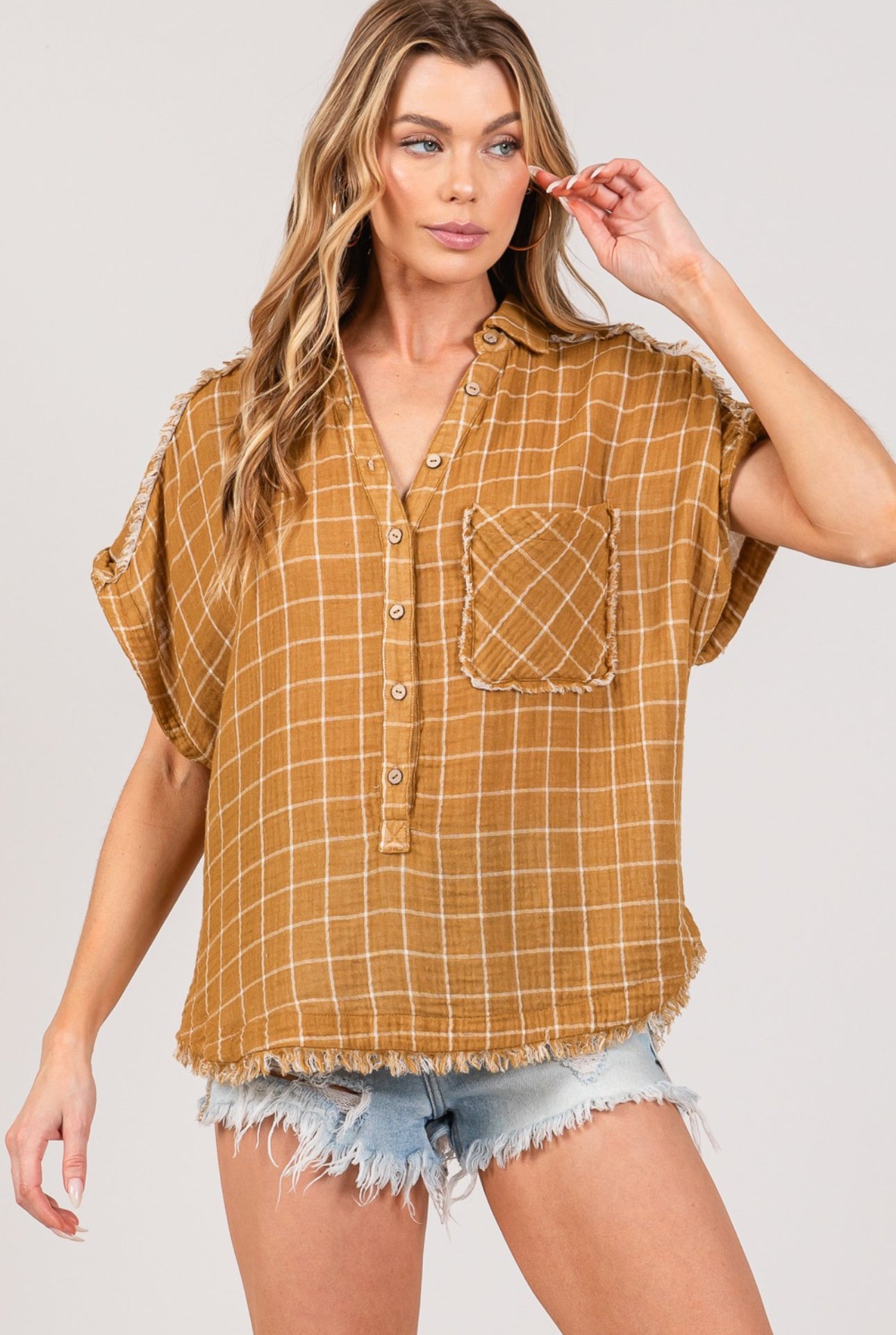 Golden Breeze Blouse