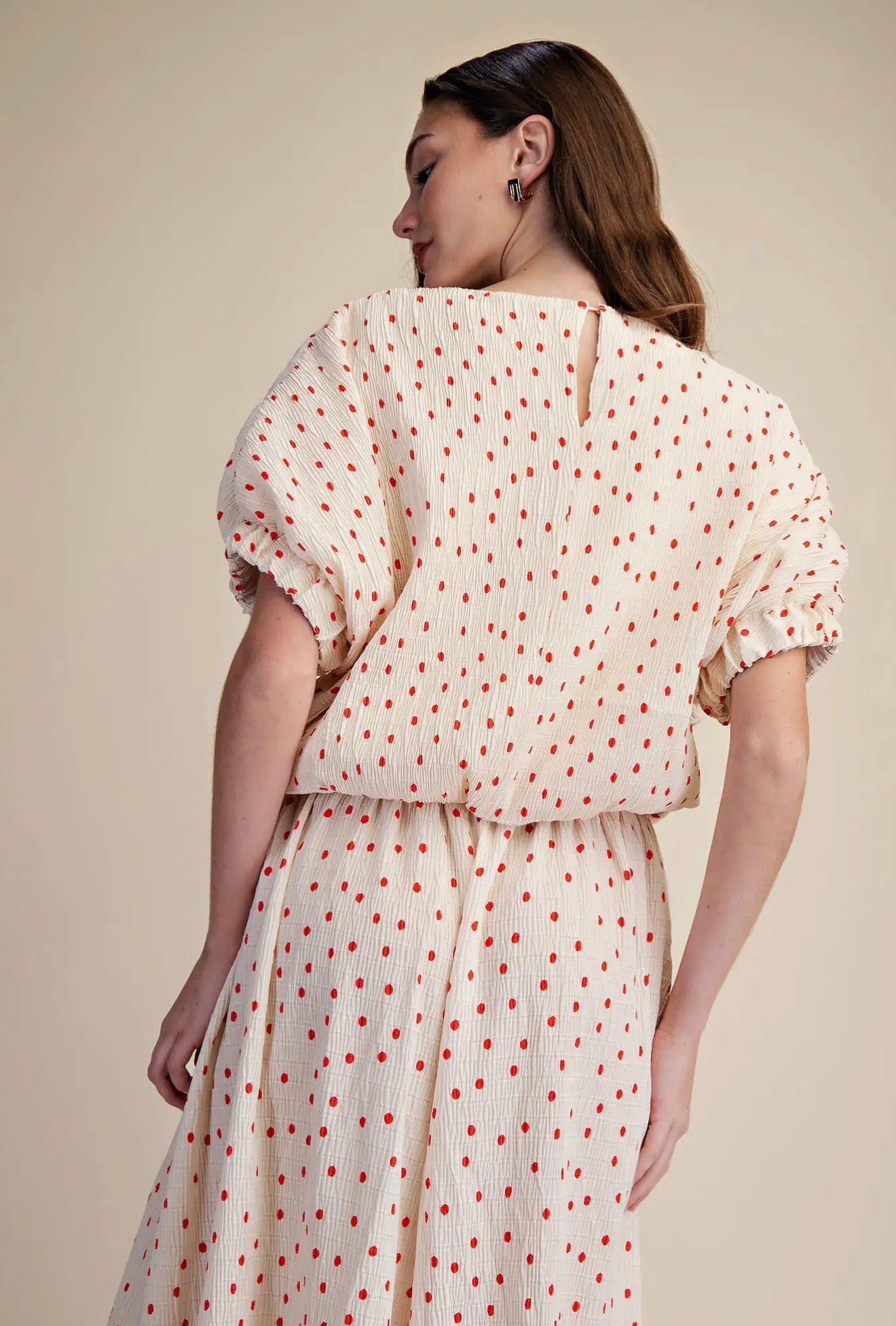 Cherry Picnic Balloon Top