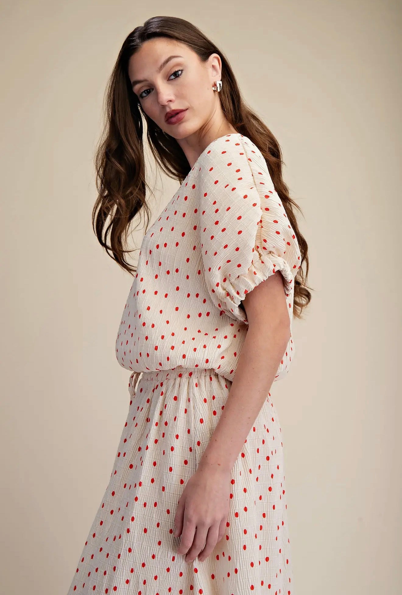 Cherry Picnic Balloon Top
