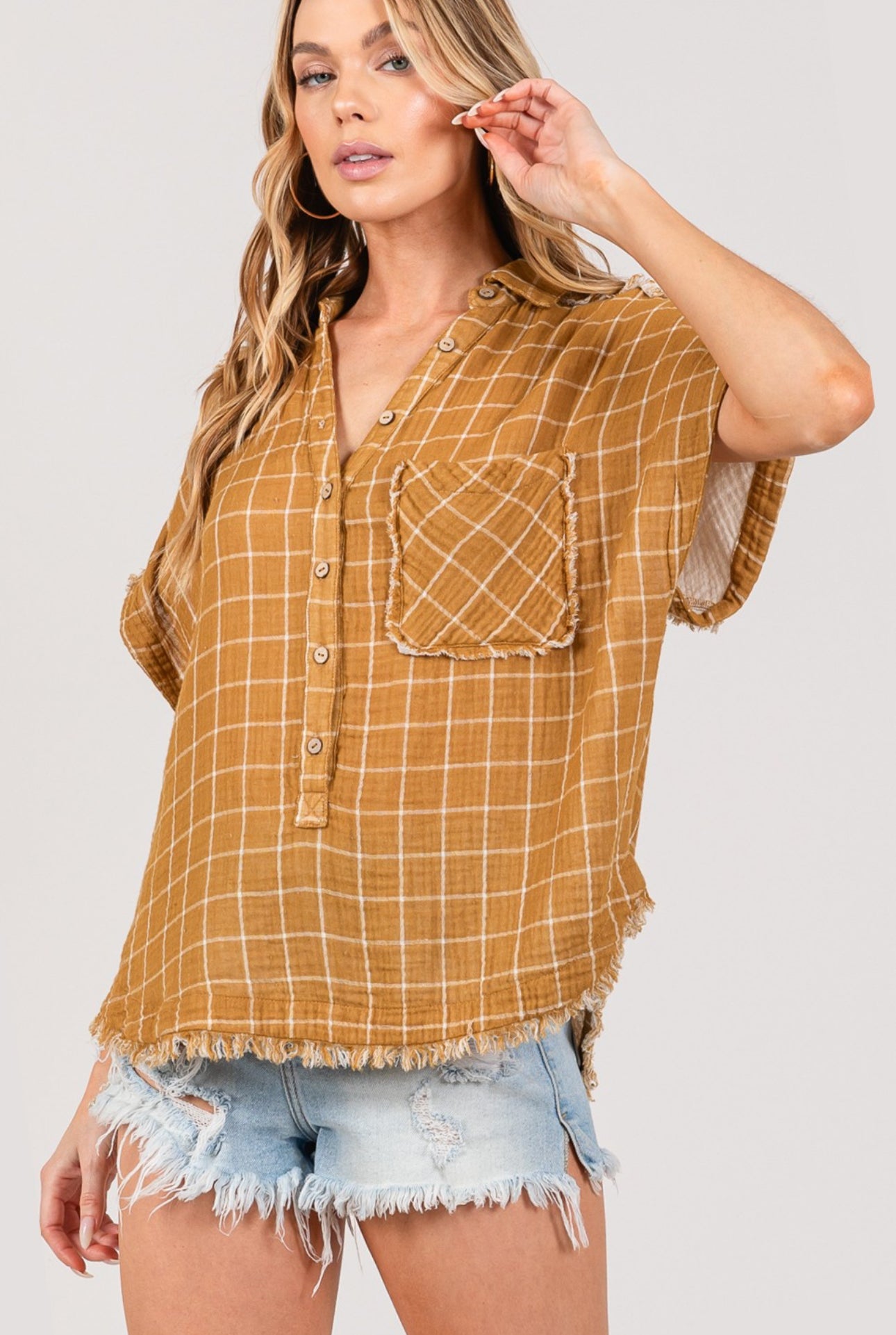 Golden Breeze Blouse