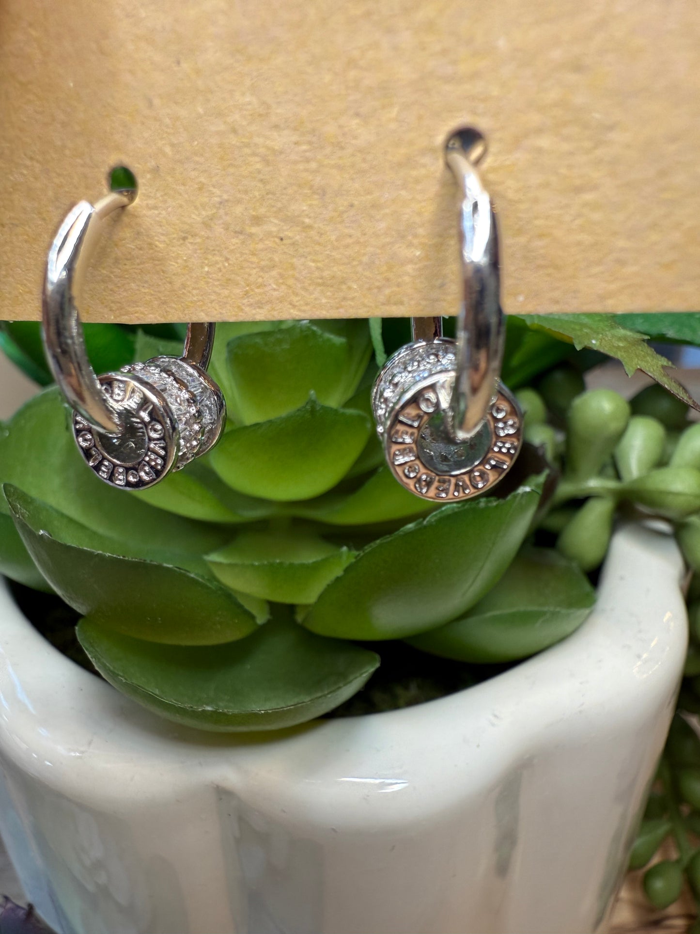 Luxe Charm Hoops