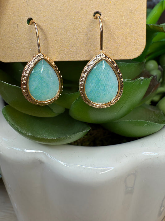 Turquoise Teardrop Earring