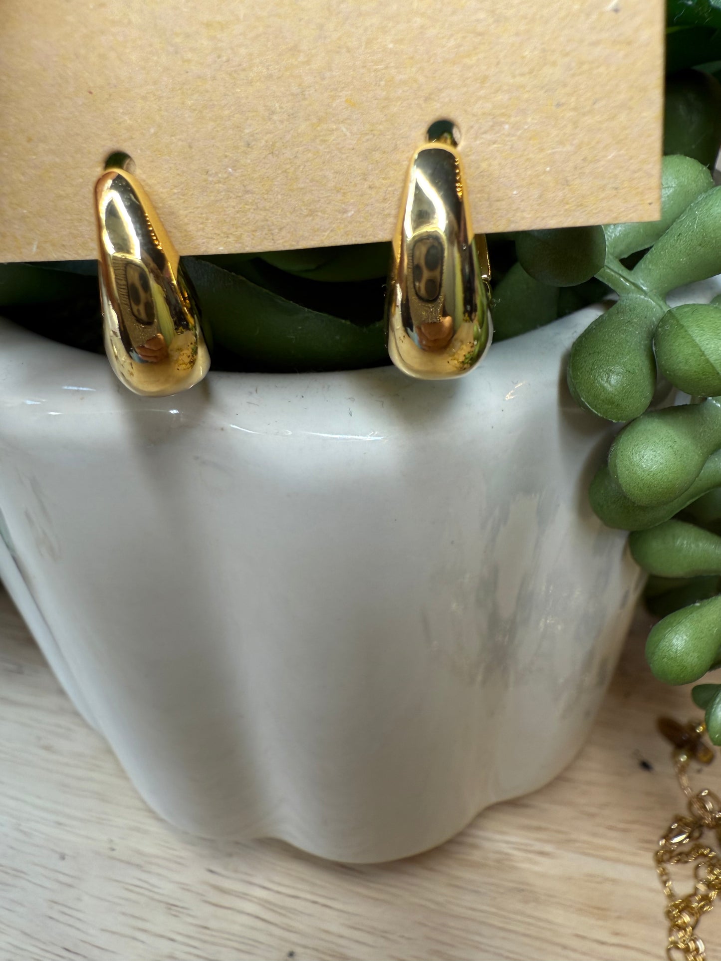 Golden Curve Earrings