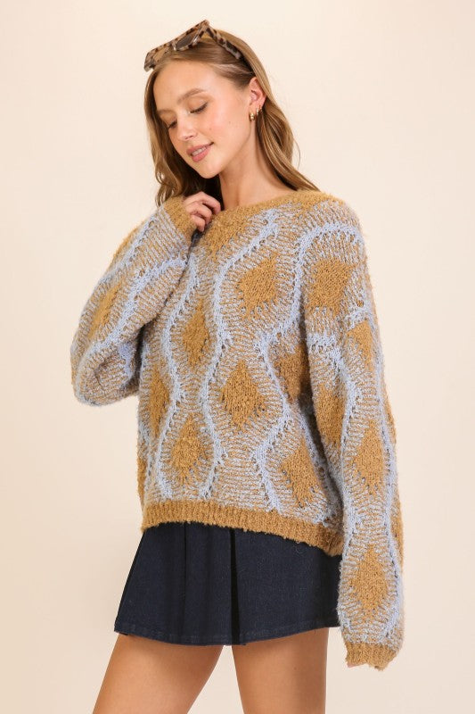 Golden Hour Diamond Sweater