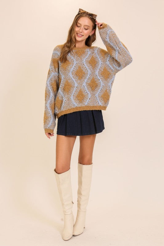 Golden Hour Diamond Sweater