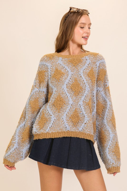 Golden Hour Diamond Sweater