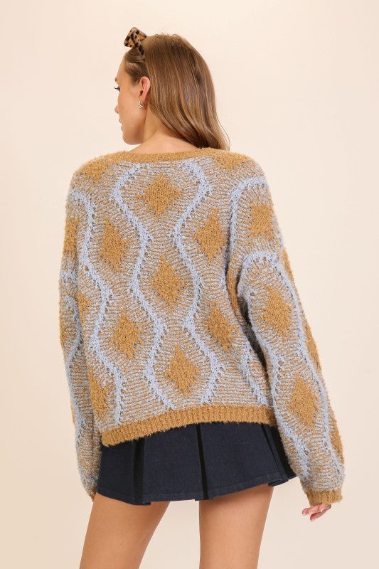 Golden Hour Diamond Sweater