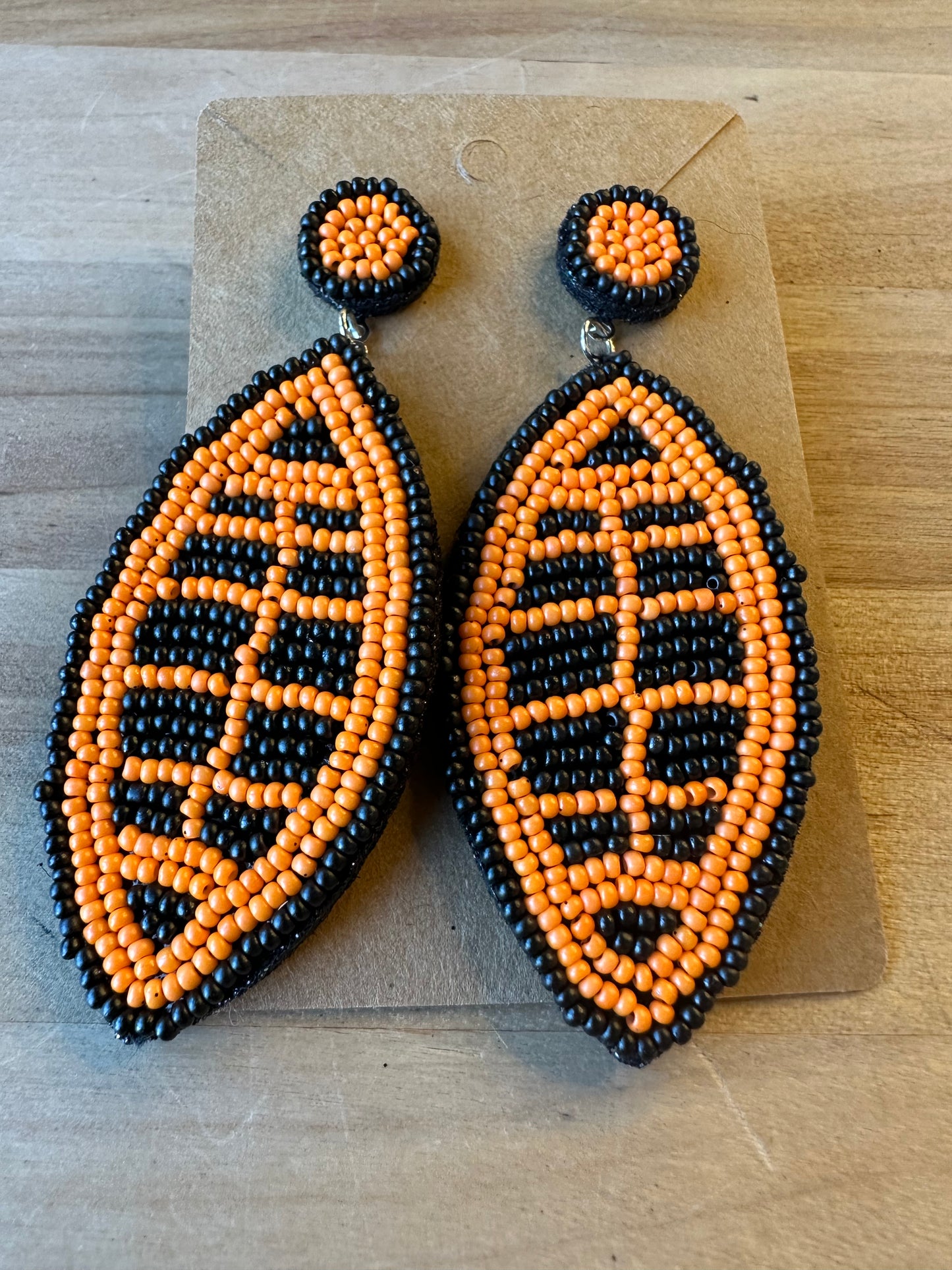 Harvest Glow Beaded Earrings