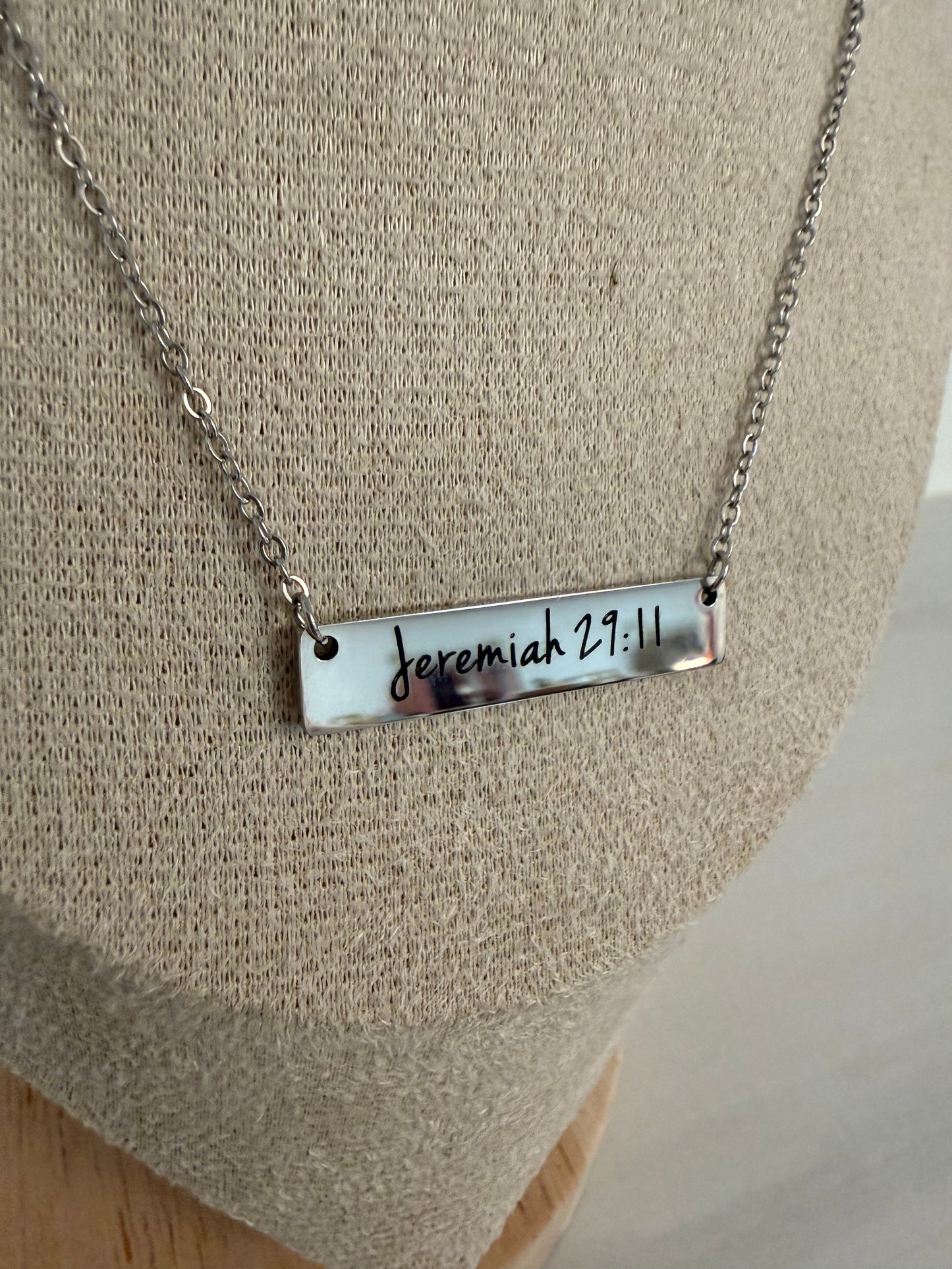 Faithfully Yours Bar Necklace Collection