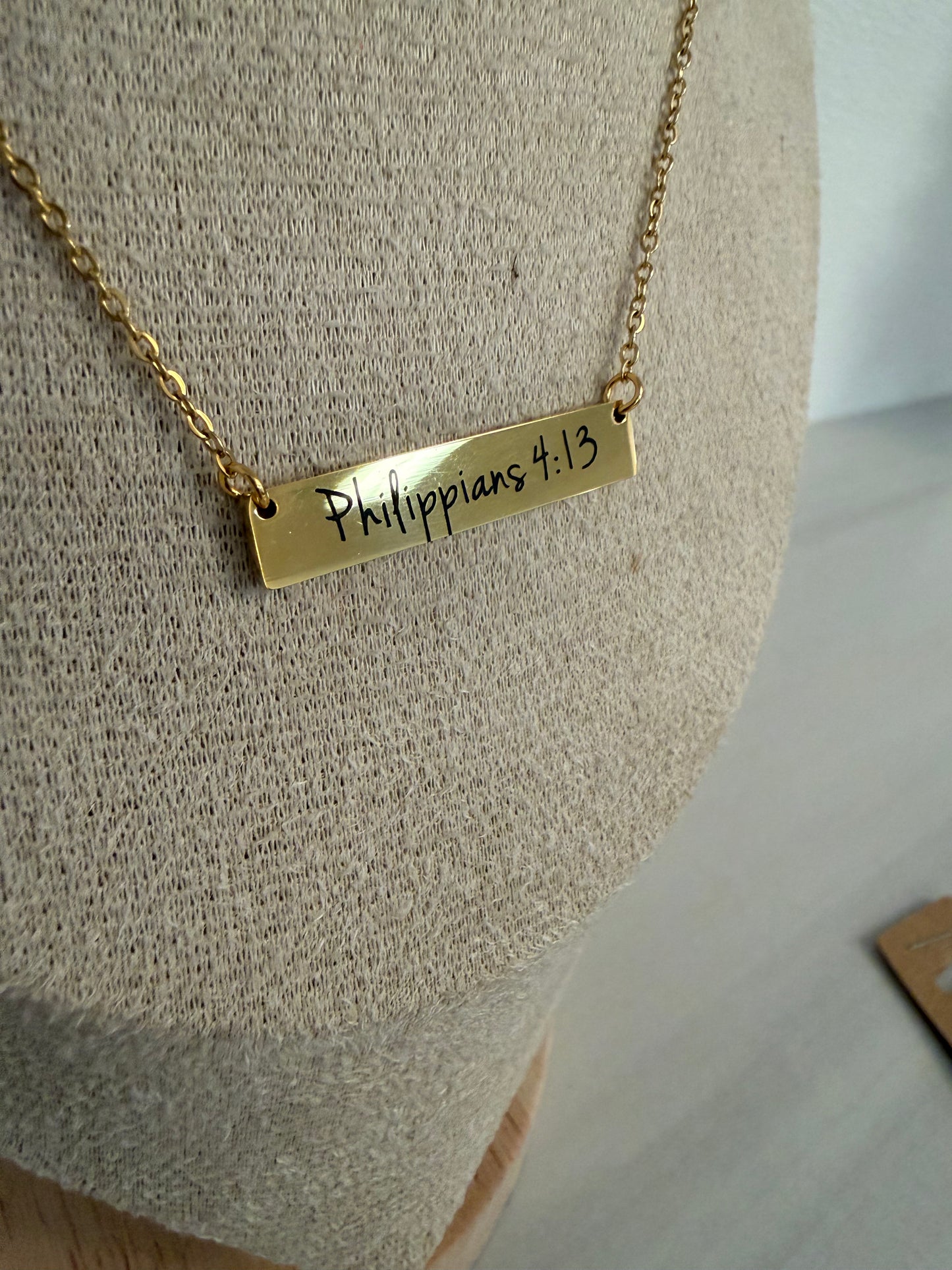 Faithfully Yours Bar Necklace Collection