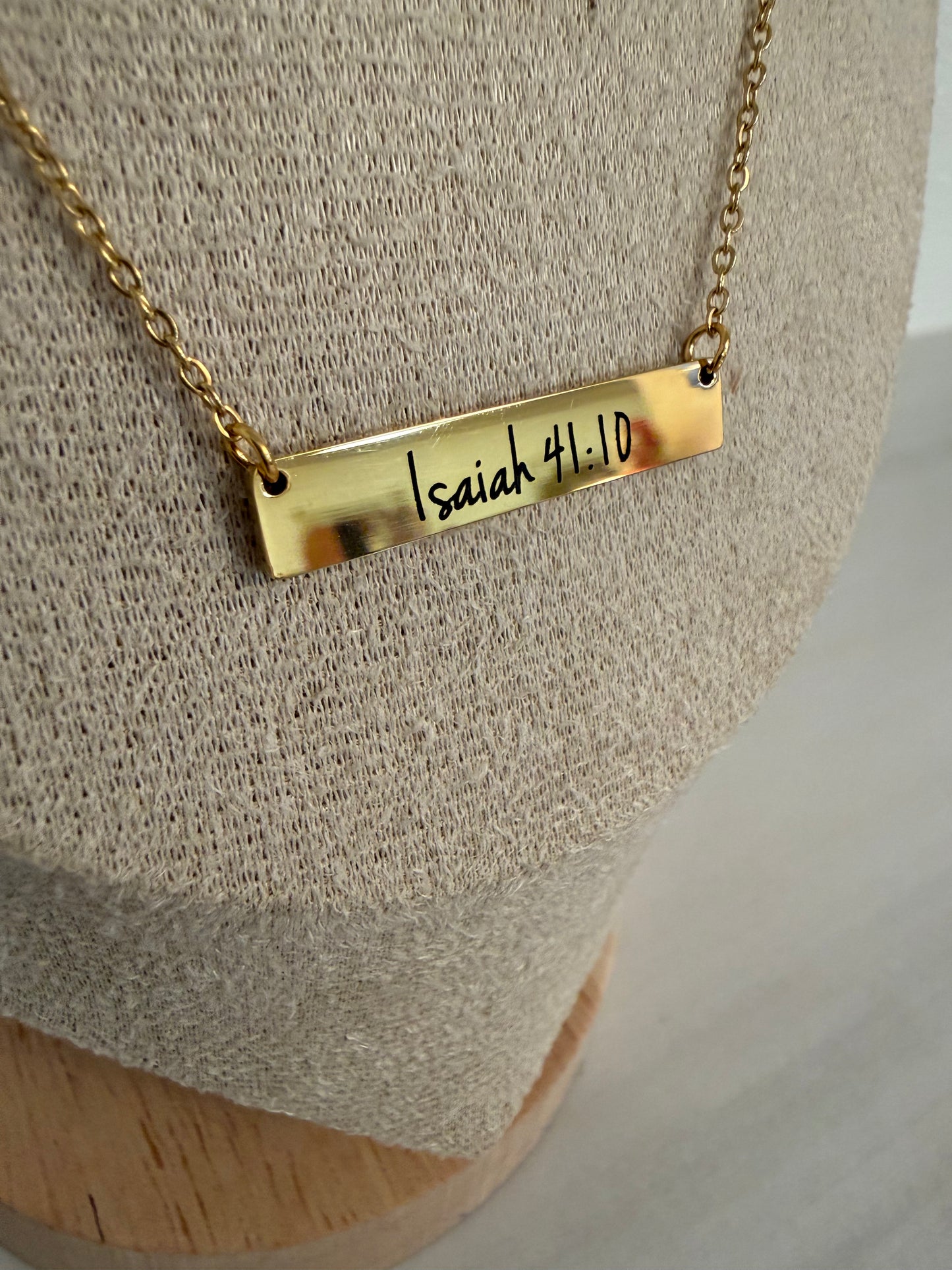 Faithfully Yours Bar Necklace Collection