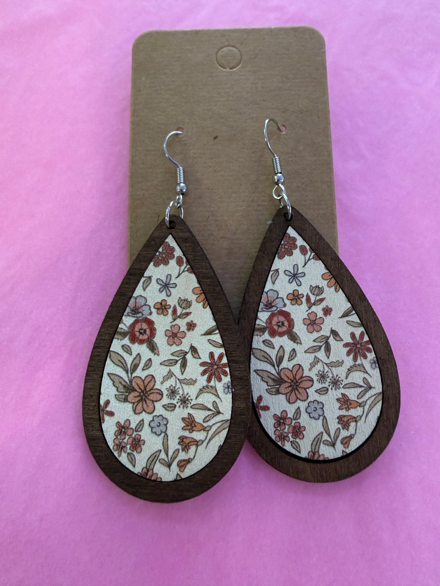 Vintage Floral Earrings