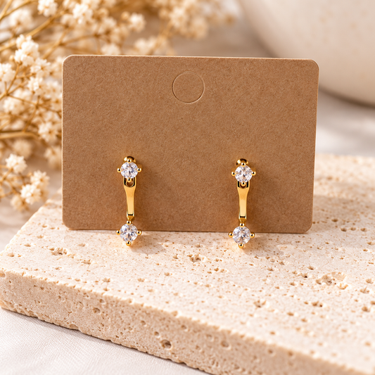 Double Take Drop Earring