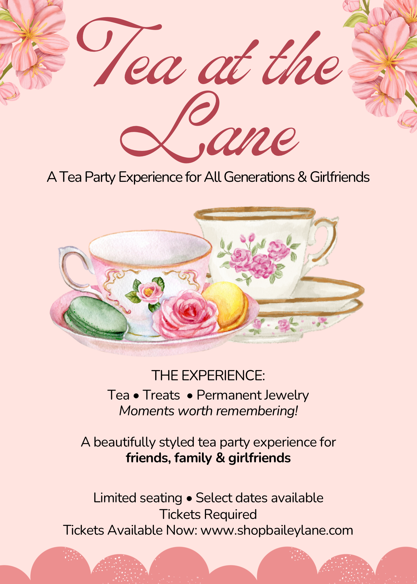🌼 TEA AT THE LANE: Saturday March 21, 2026 9am - 12pm