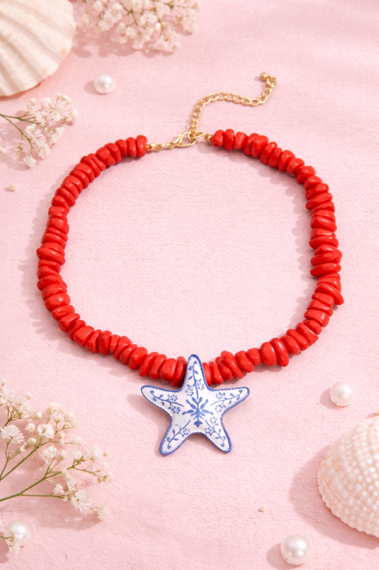 Amalfi Star Beaded Necklace