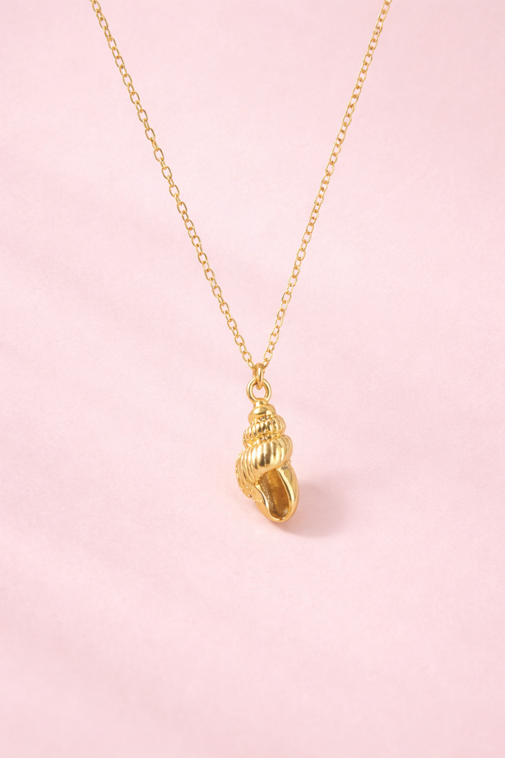 Golden Tide Shell Necklace