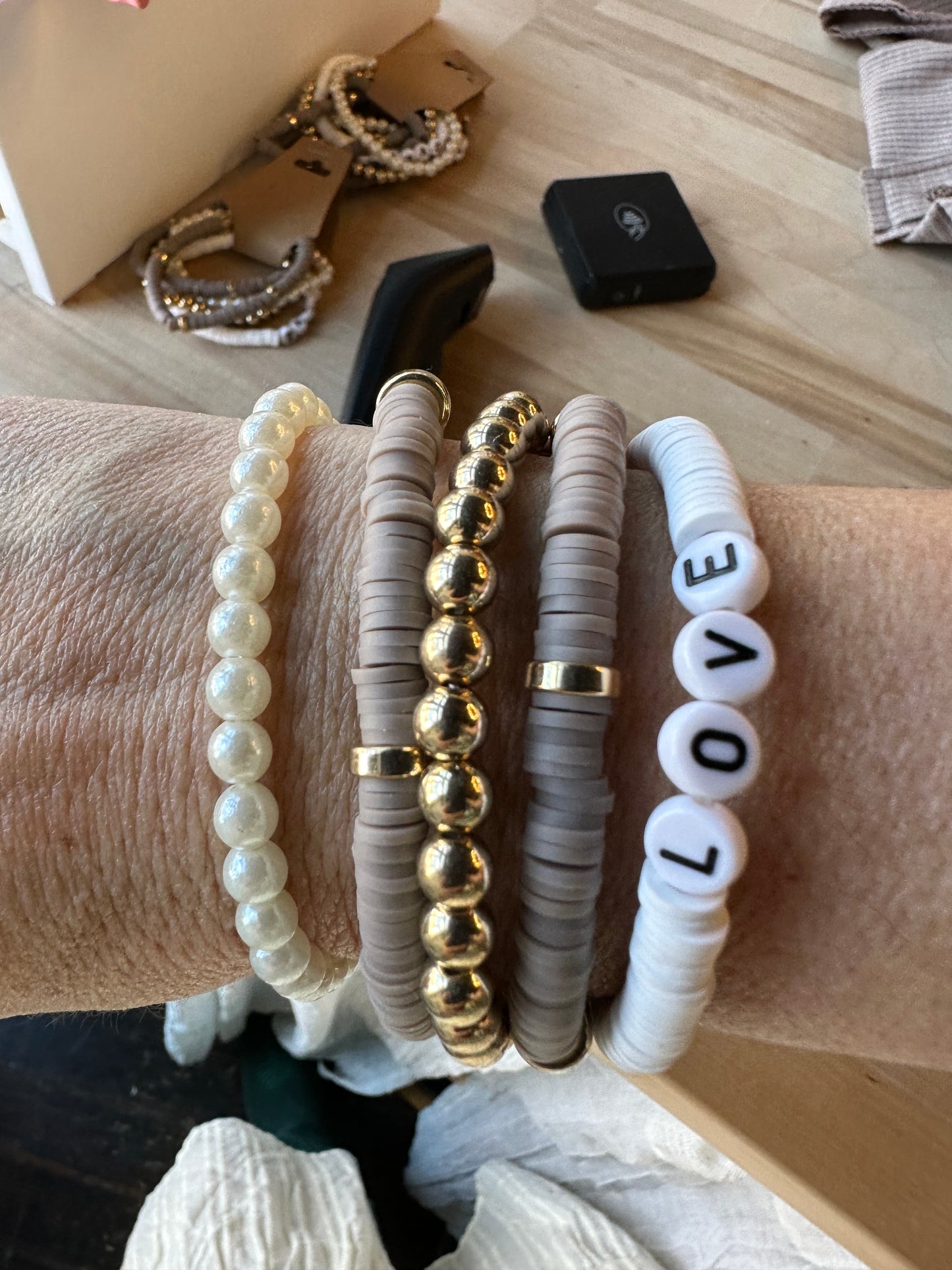 Love Bracelet Stack