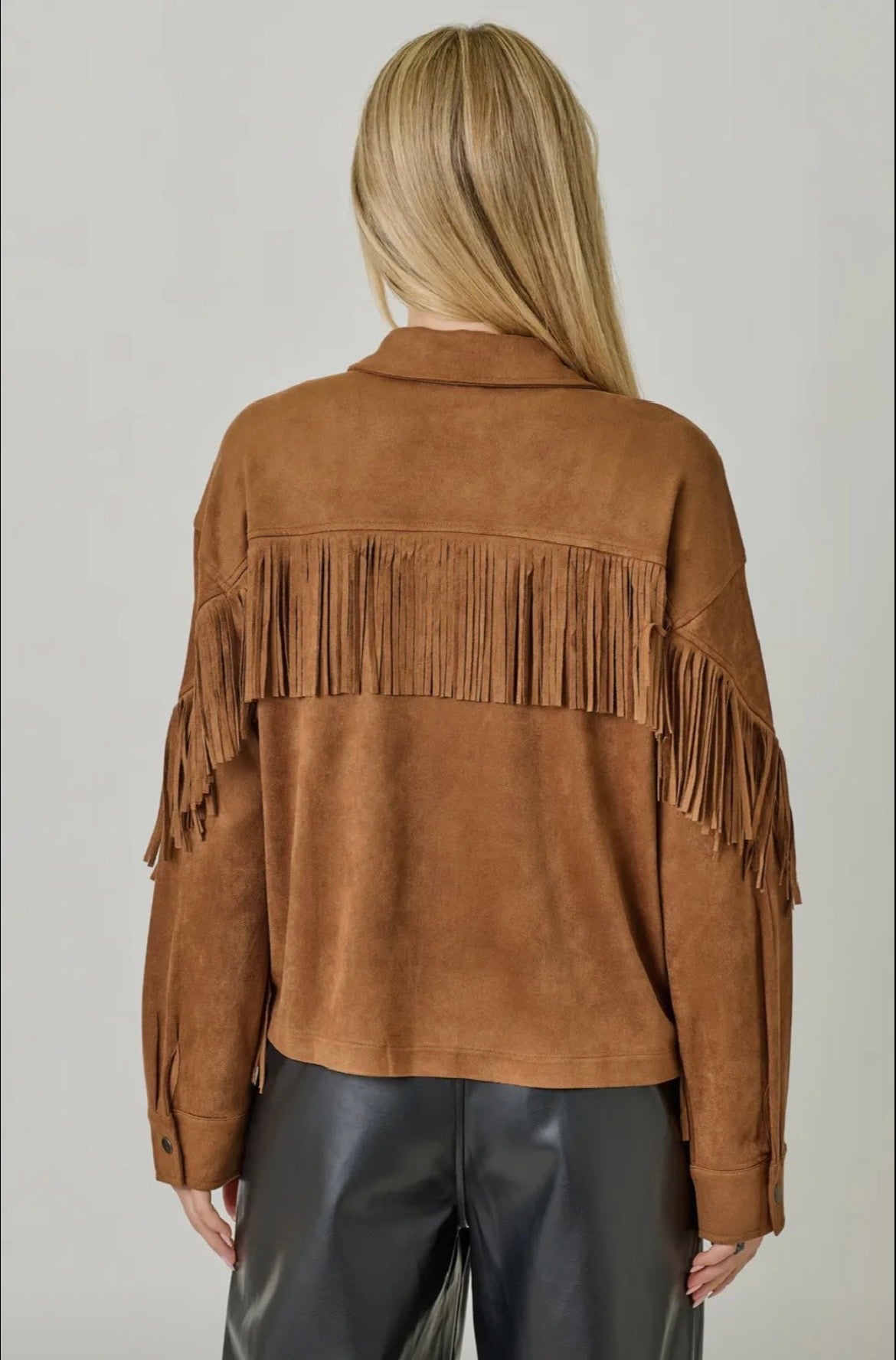 Edgewood Suede Fringe Jacket
