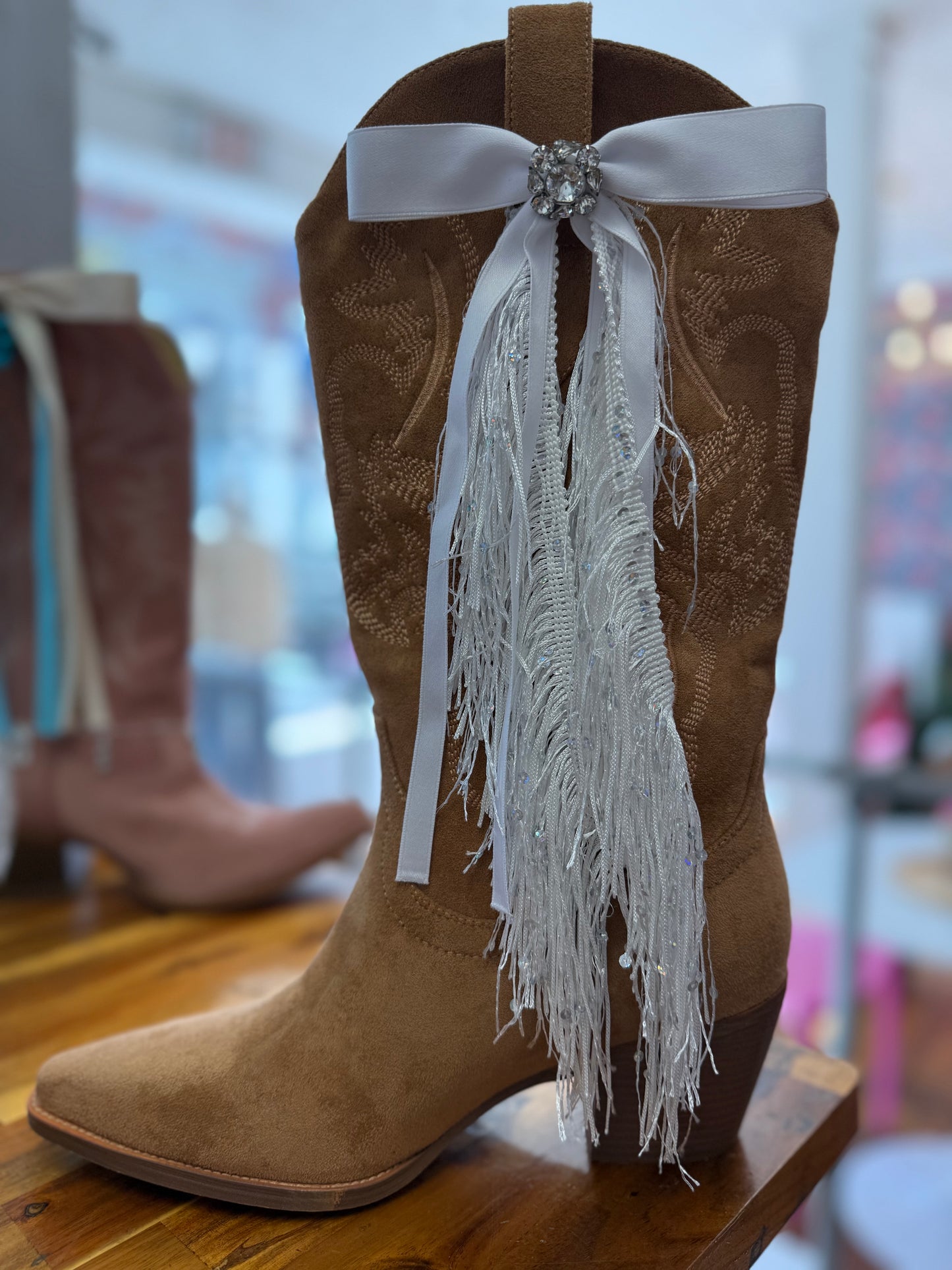 Boot Laces - Silver Cactus