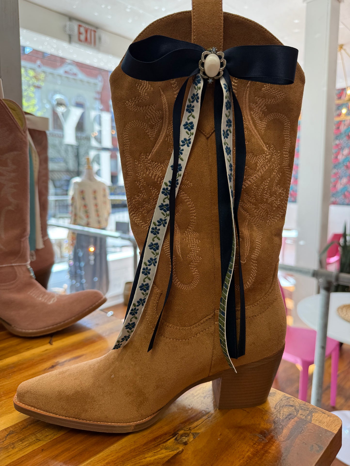 Boot Bows - Navy