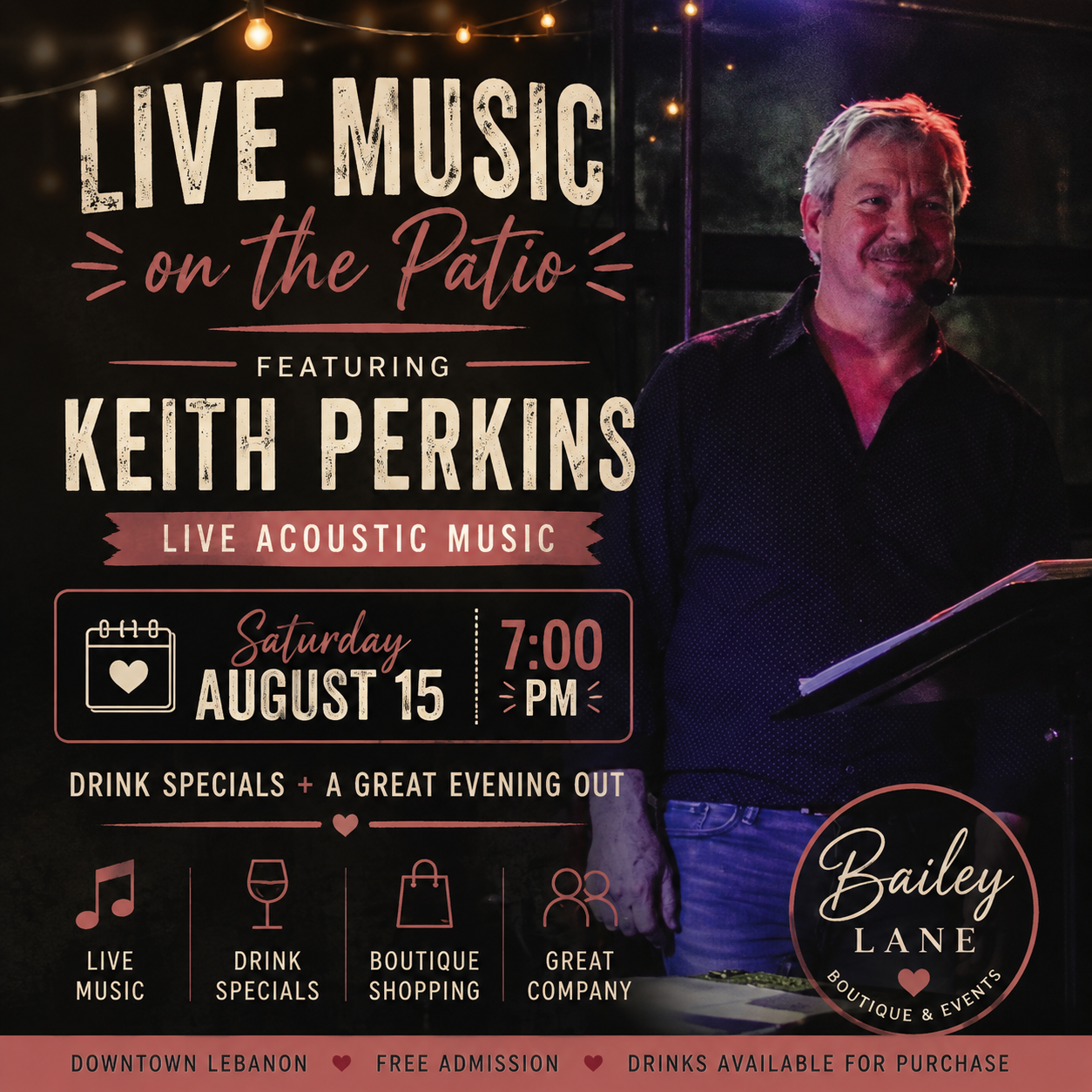 Live Music with Keith Perkins