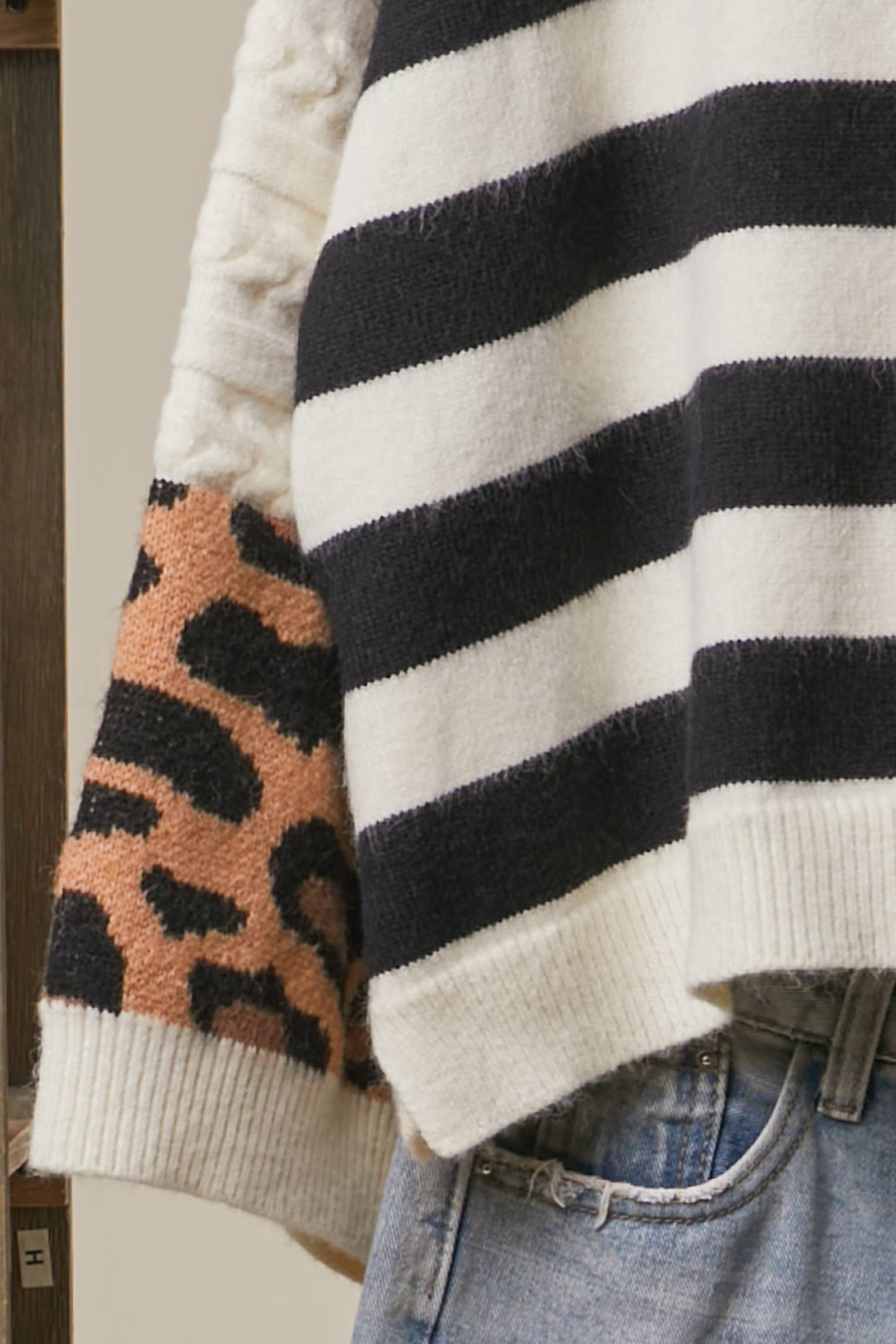 Wild Side Colorblock Cardigan