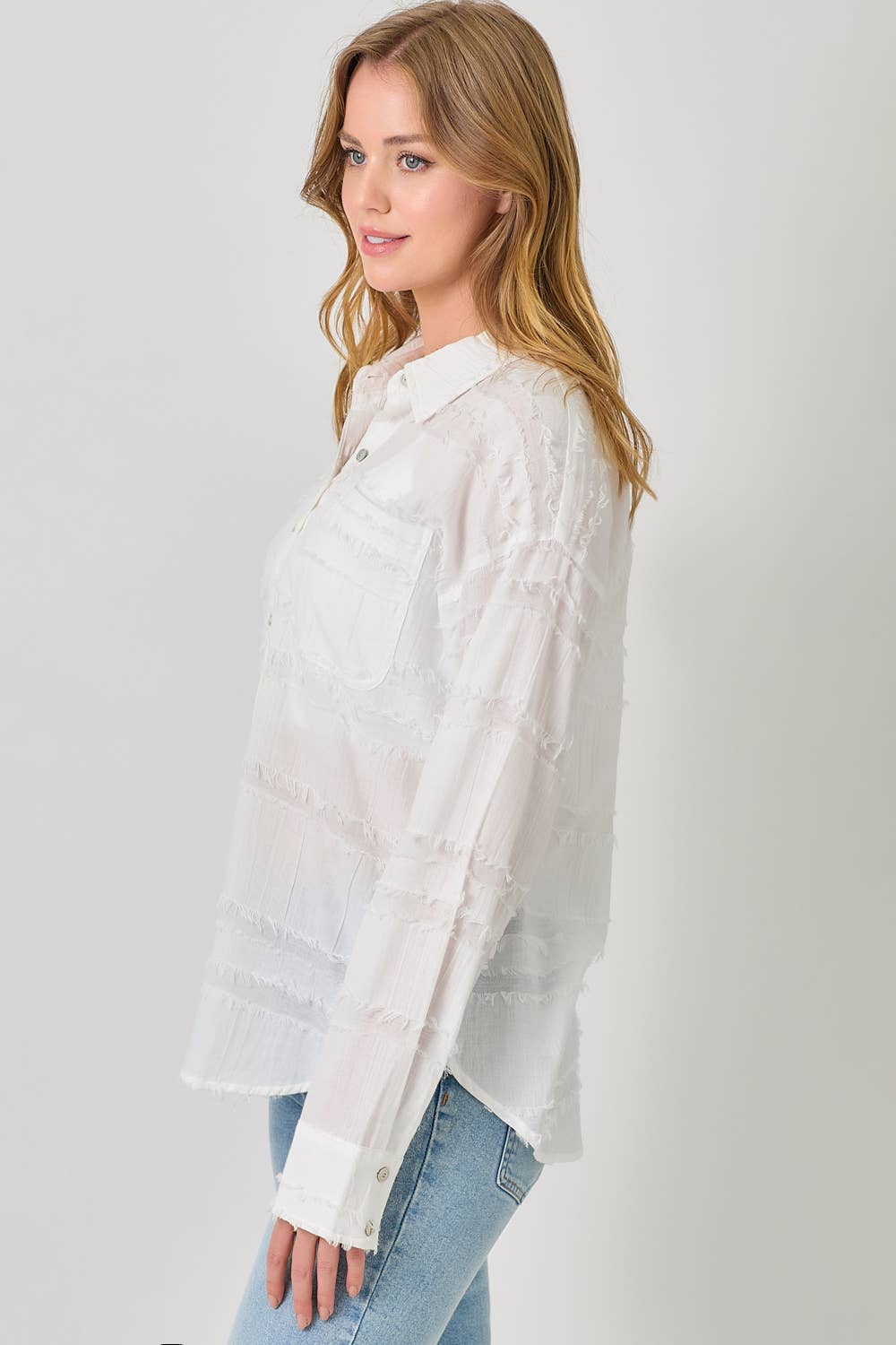 Beach House Fringe Shirt