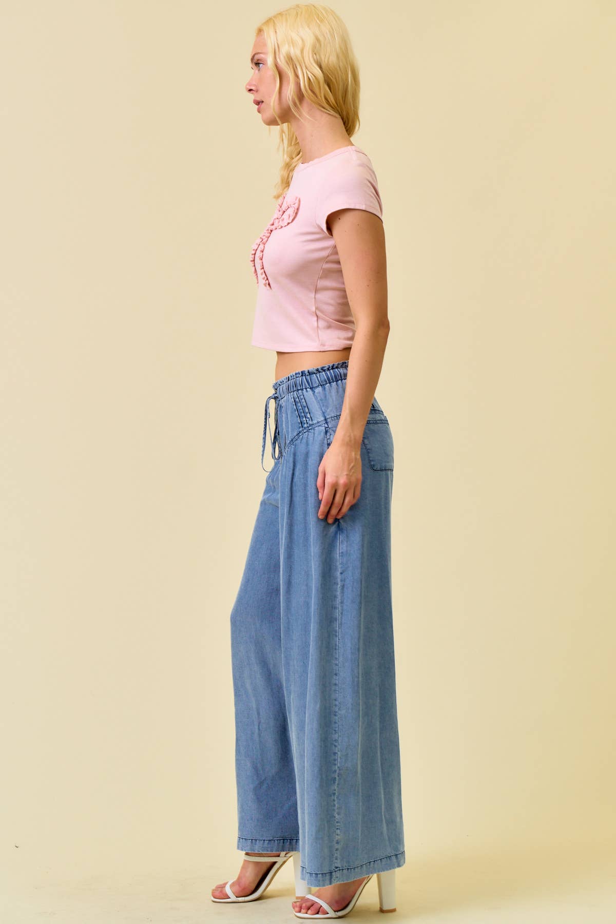 Wandering Blue Wide Leg Pant