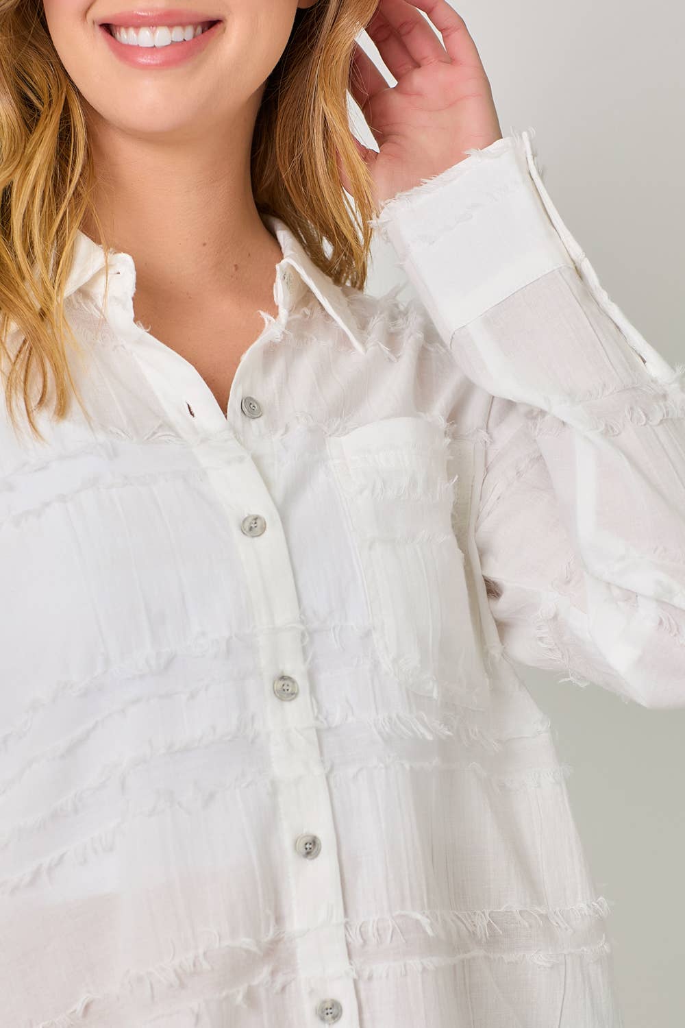 Beach House Fringe Shirt