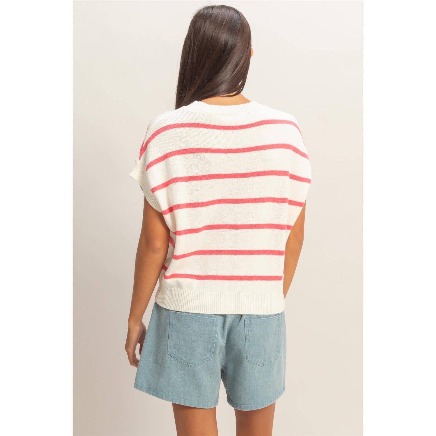 Taffy Stripe Knit Top