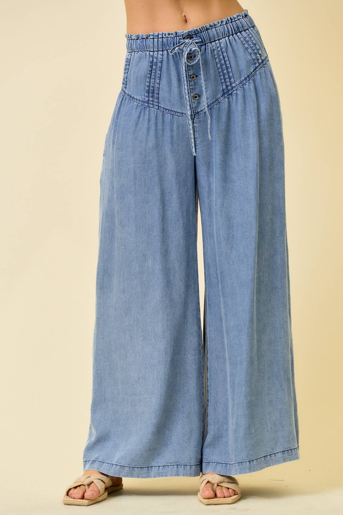 Wandering Blue Wide Leg Pant