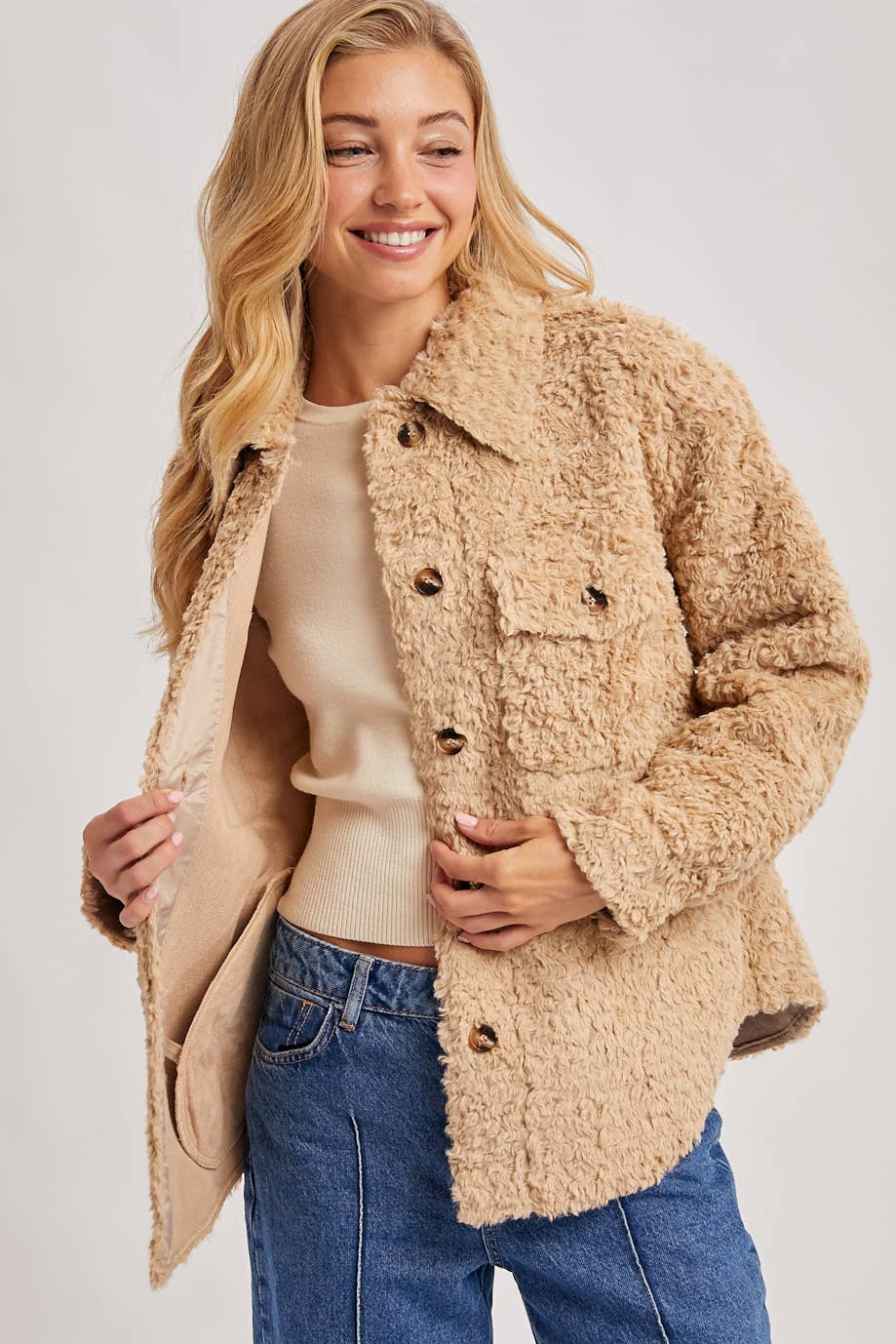 Boucle Woven Jacket